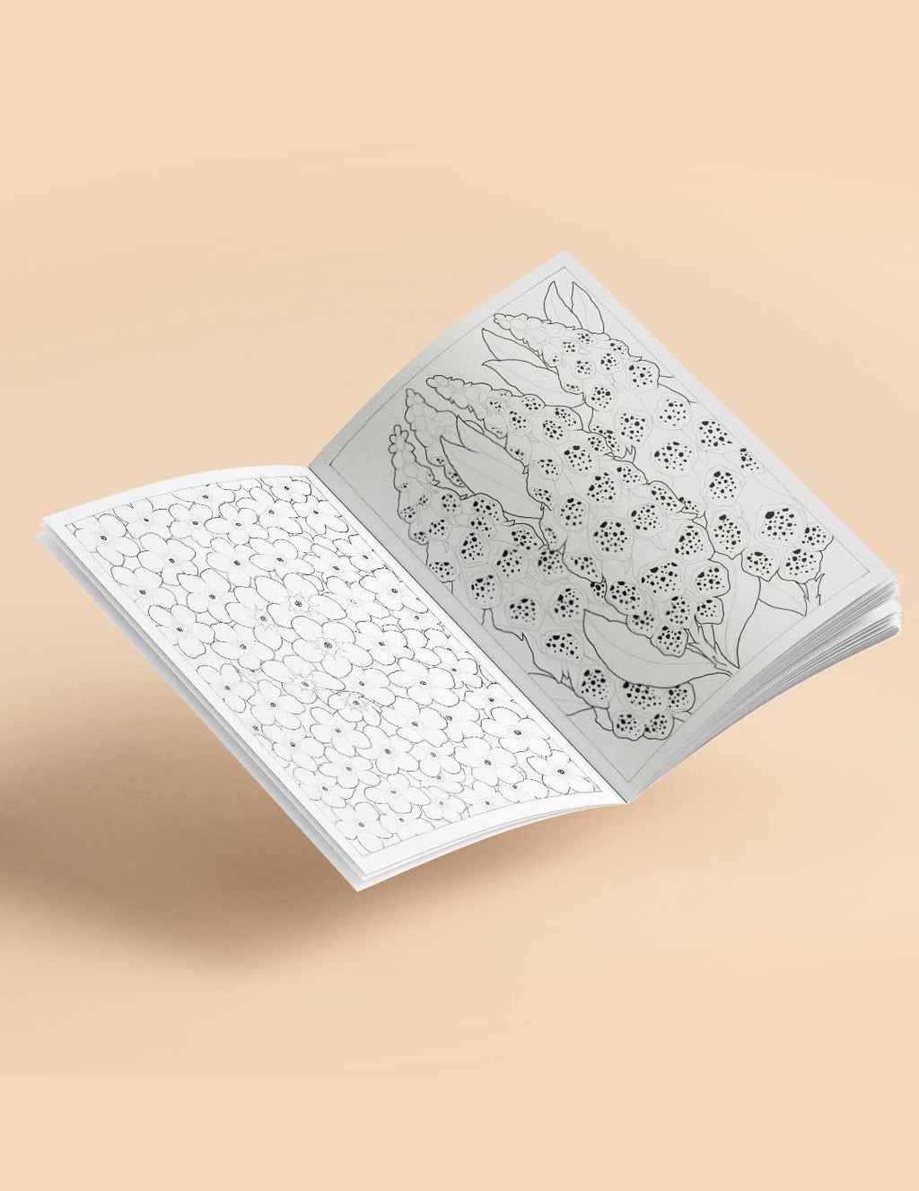 A Symphony of Flowers Colouring Book