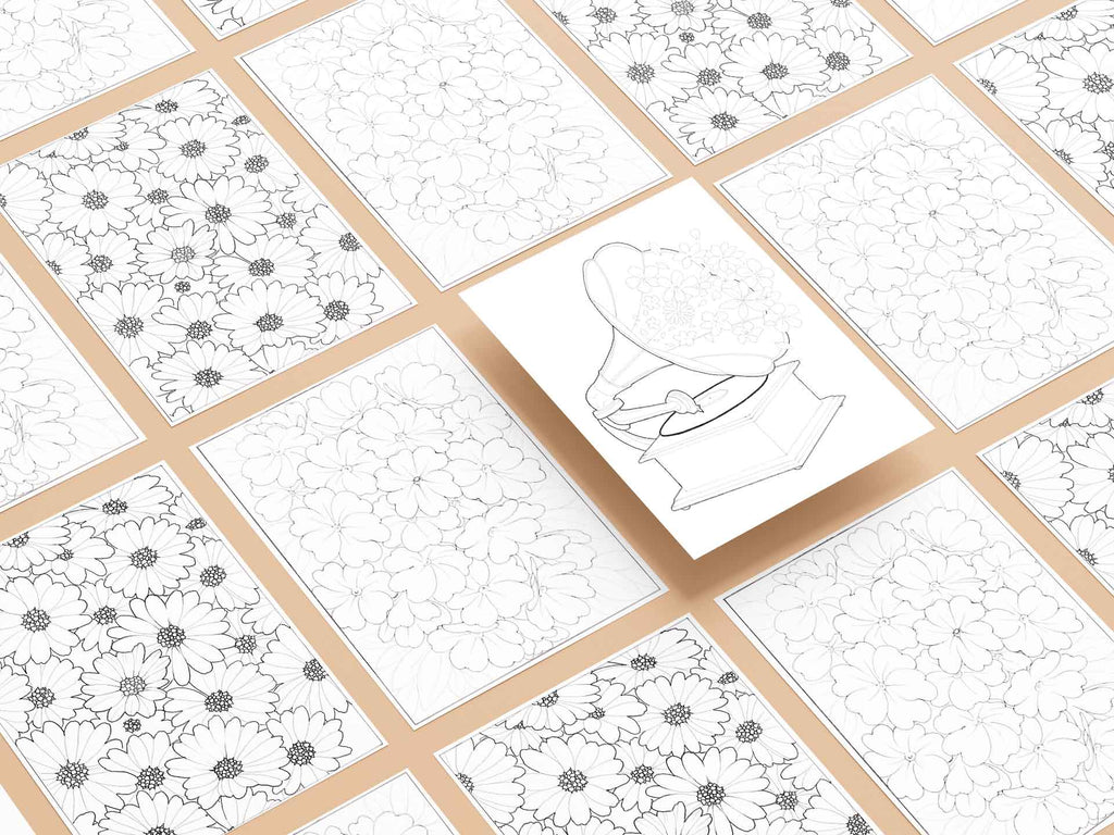 A Symphony of Flowers Loose Leaf Folders