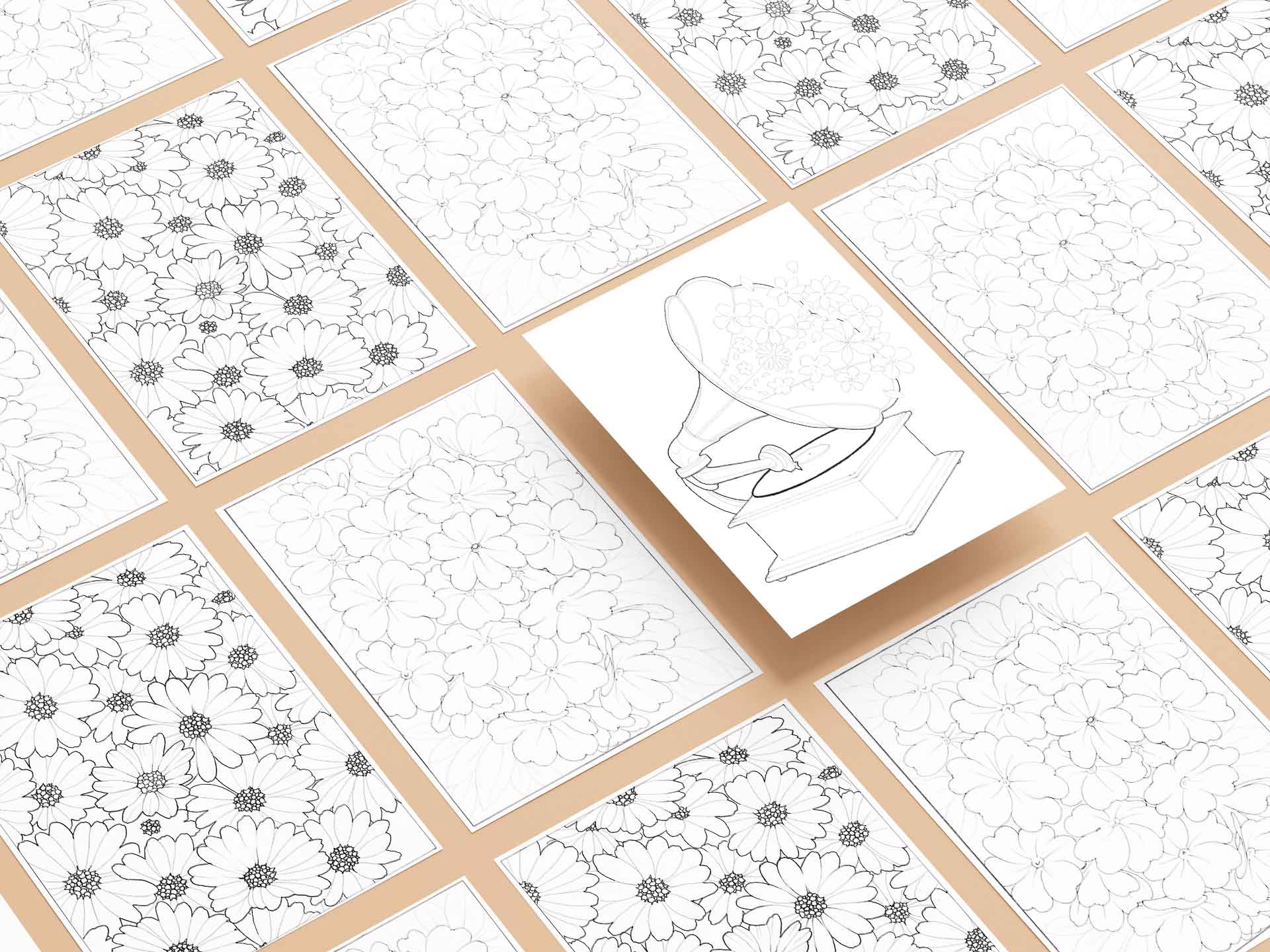 A Symphony of Flowers Loose Leaf Folders