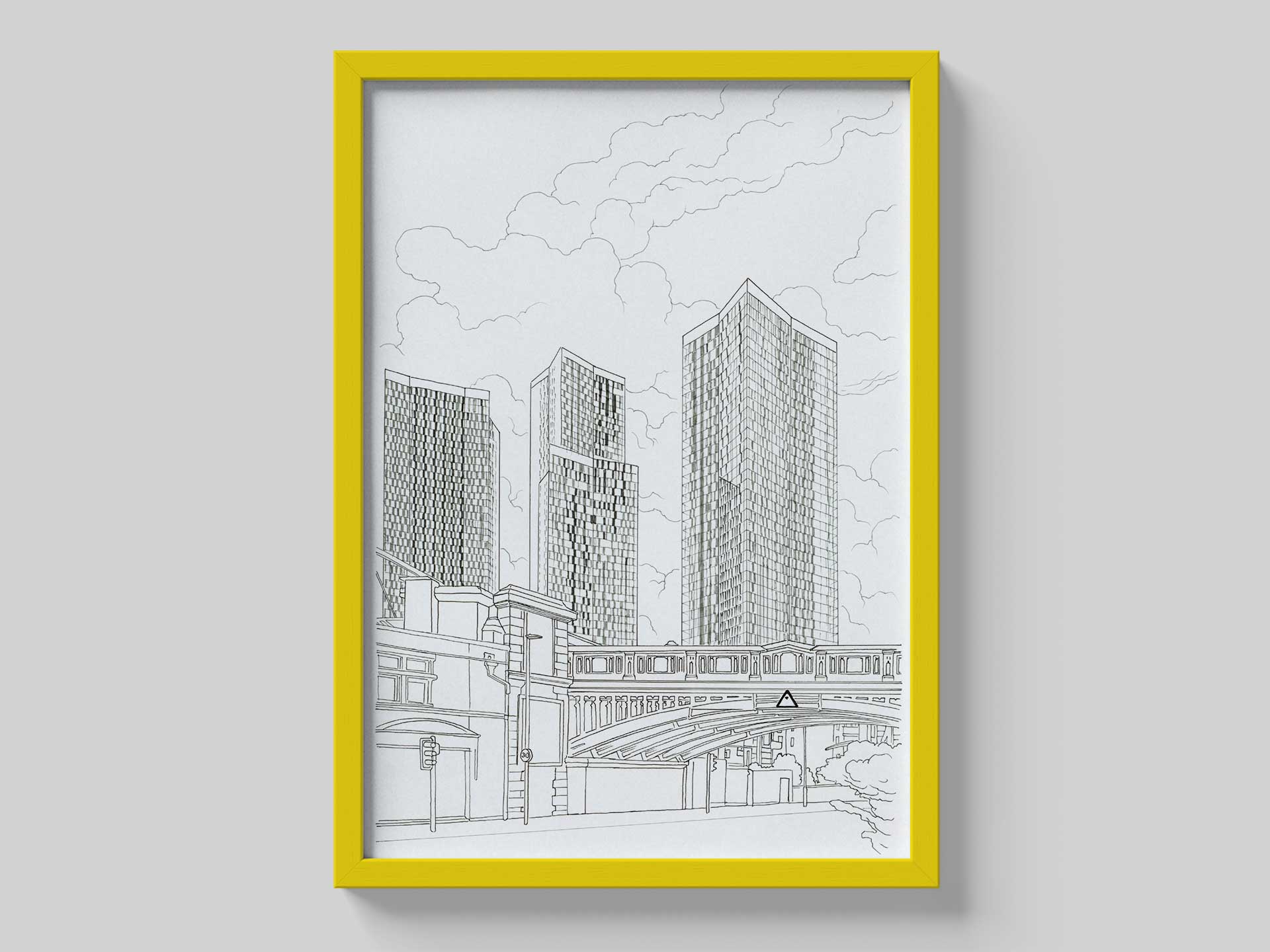 Manchester A2 Prints