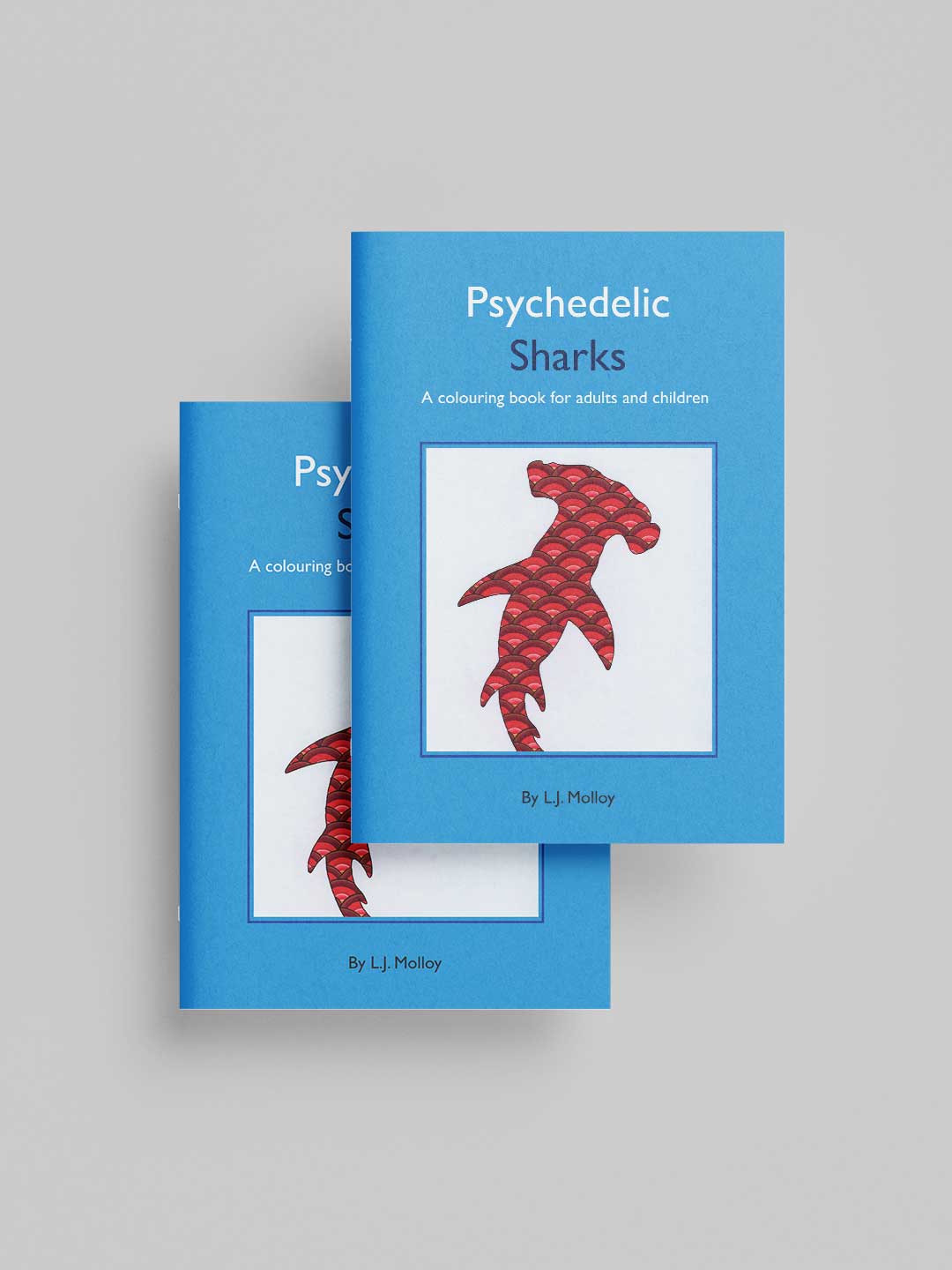 Psychedelic Sharks Loose Leaf Folders